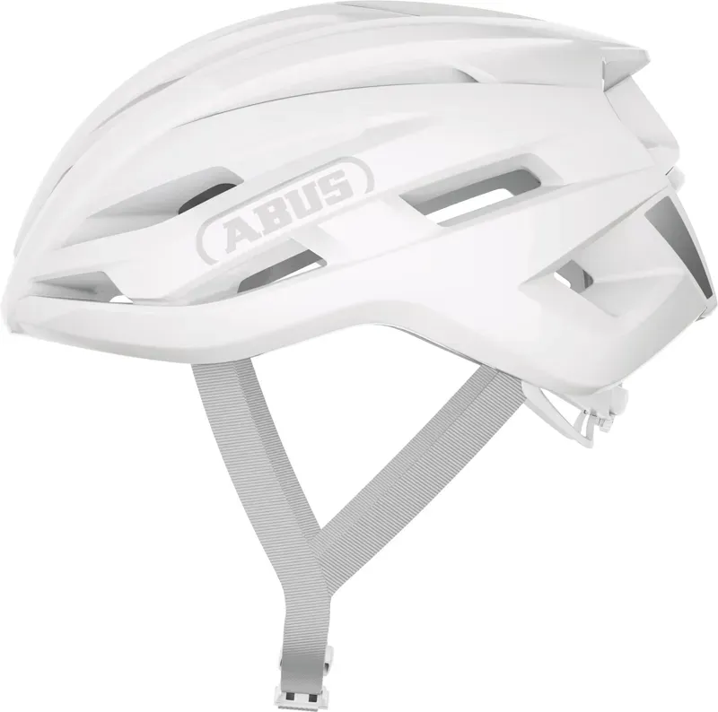 ABUS Stormchaser Ace Road Cycling Helmet In Pure White