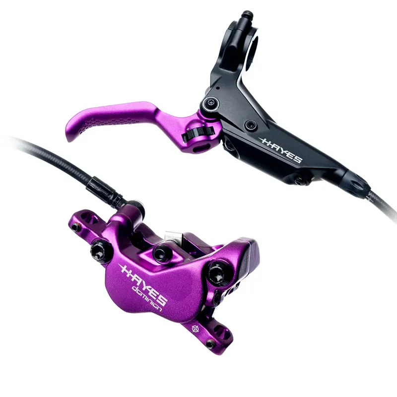 Hayes Dominion A4 Brake Kit - Lever Purple/Black regular reach