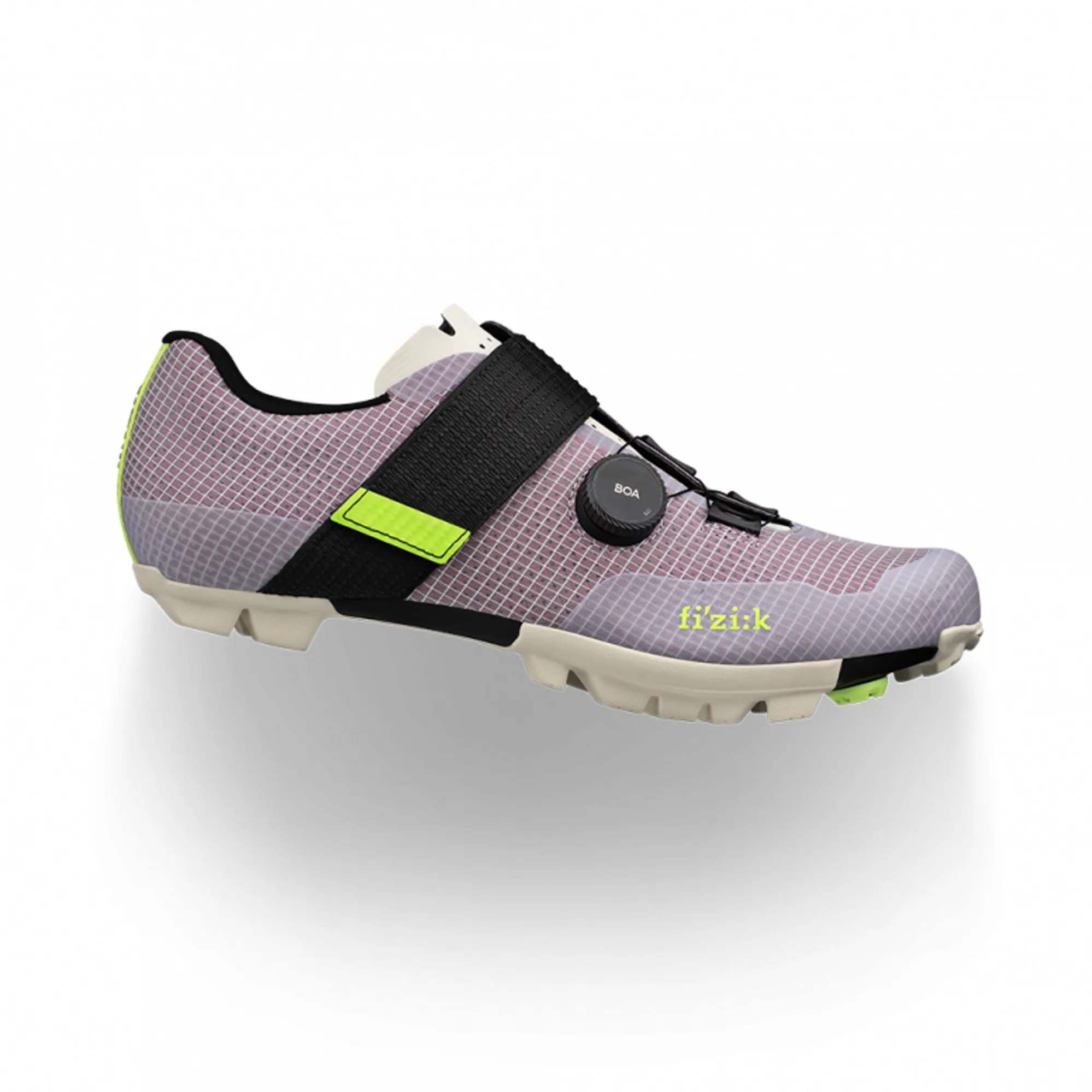 Fizik Vento Ferox Black MTB Shoes in Lilac