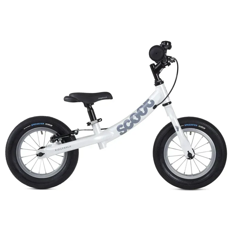 Ridgeback Scoot Kids Balance Bike in White