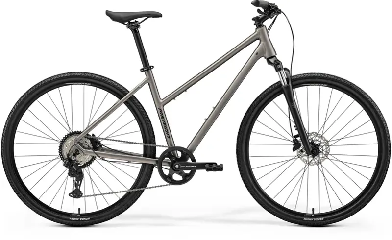 Merida Crossway 20 ST Trekking Bike in Silk Warm Slate Grey/Black