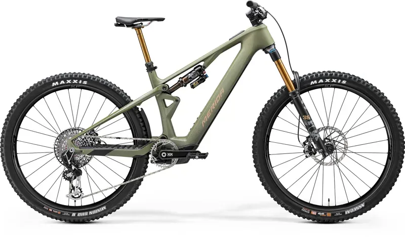 Merida eOne-Sixty SL 10K Full Suspension Carbon EMTB in Anaconda Green