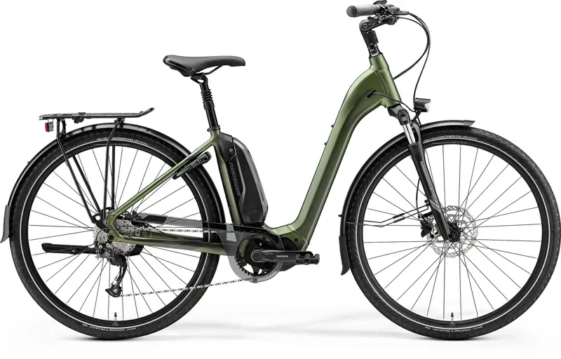 Merida eSpresso City 300SE EQ 418Wh MY22 Electric Bike in Green