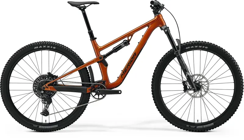 Merida One-Forty 400 Full Suspension Mountain Bike in Wild Honey