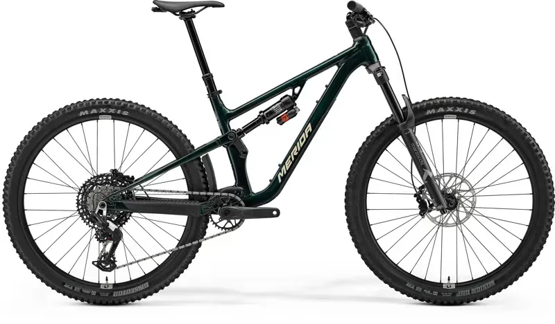 Merida One-Forty 700 Full Suspension Mountain Bike in Halo Green