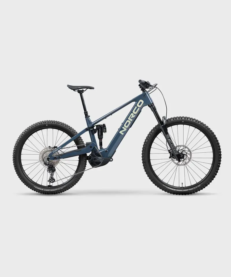 Norco Sight VLT CX C3 Carbon Electric MTB In Grey Yellow