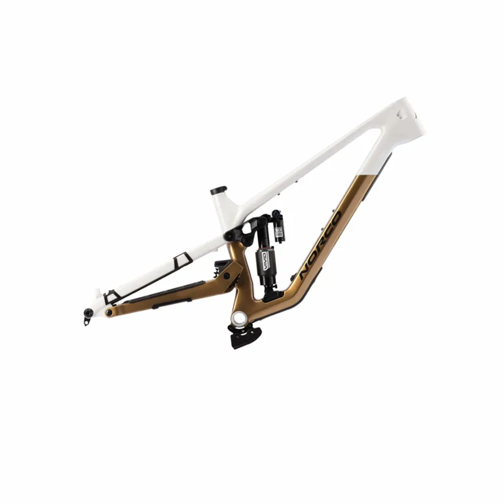 Norco Sight C 29 Carbon Full Suspension MTB Frame in Gold White