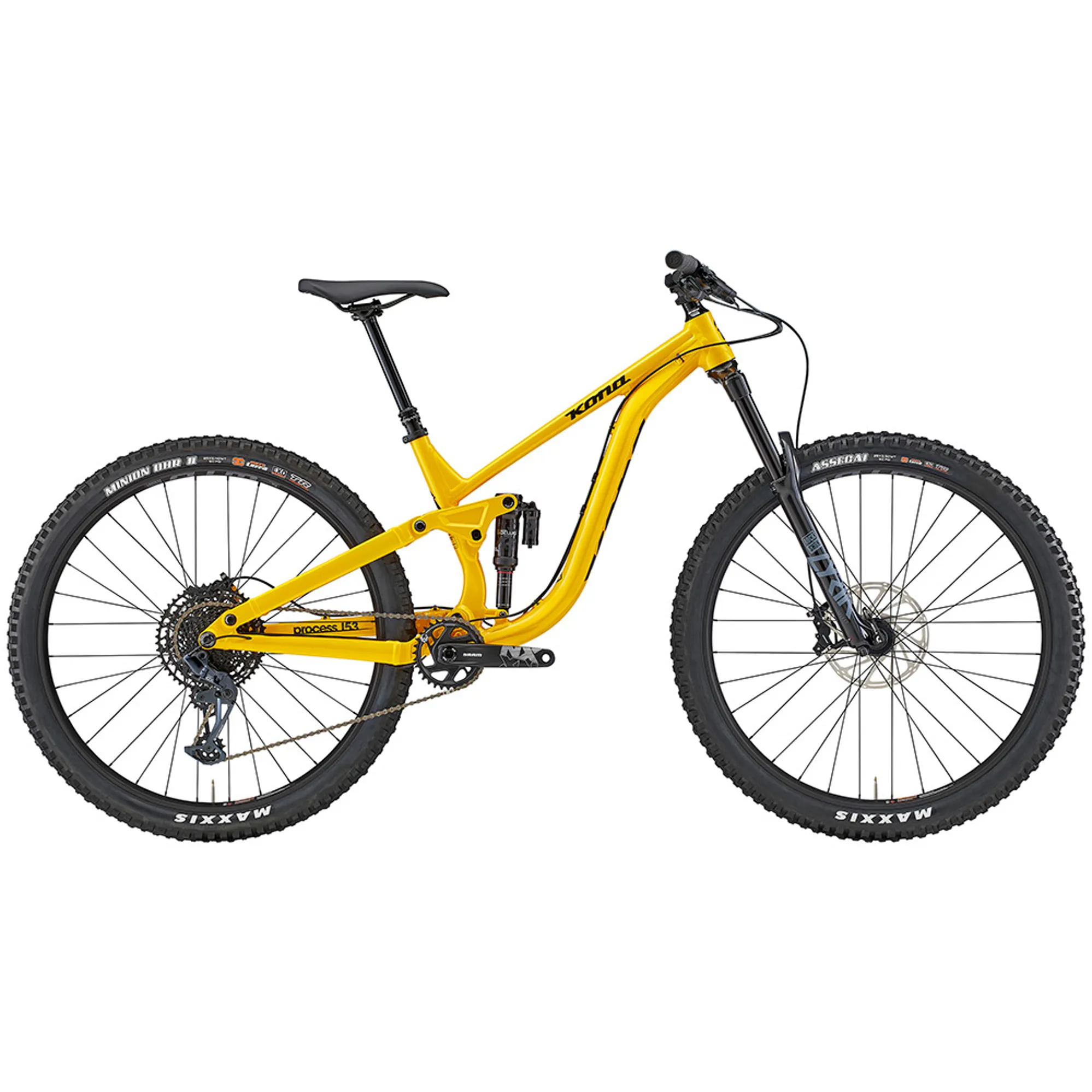 Kona Process 153 DL 29 Full Suspension Alloy Mountainbike Yellow