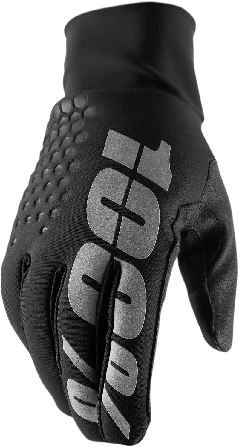 100% Hydromatic Brisker Gloves in Black