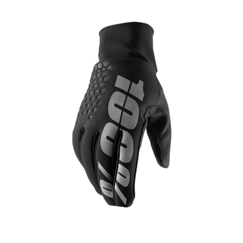 100% Hydromatic Brisker Gloves in Black-1