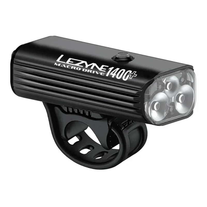 Lezyne - Macro Drive 1400+ Front Light - Satin Black 1400 