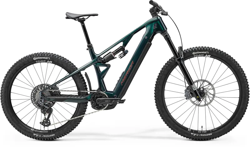 Merida Lithos 8000 Carbon Bosch Electric MTB in Halo Green