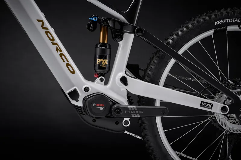 Norco Range VLT C1 2026 Carbon Electric MTB in White-4