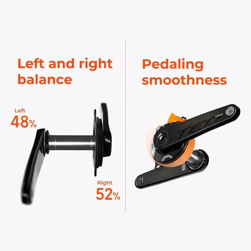 Magene TEO P515 Carbon Power Meter Crank Black -4