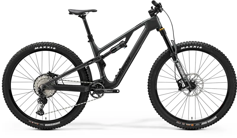 Merida One-Forty 6000 Full Suspension Carbon MTB in Grey
