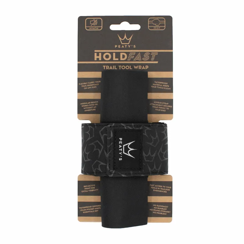 Peaty's HoldFast Trail Tool Wrap in Black
