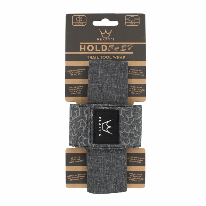 Peaty's HoldFast Trail Tool Wrap in Grey