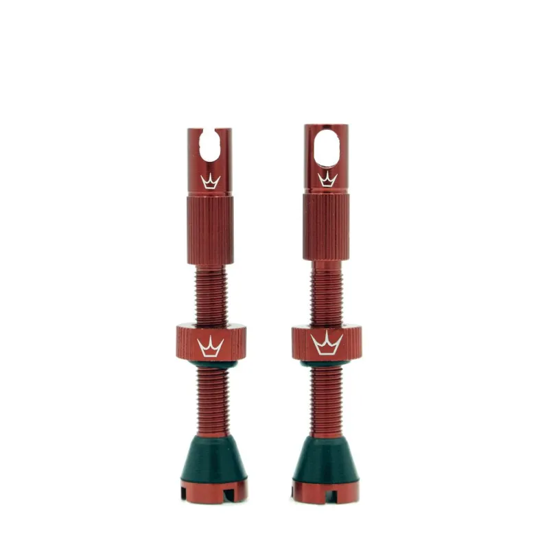 Peaty's X Chris King Tubeless MK2 Valves in Red
