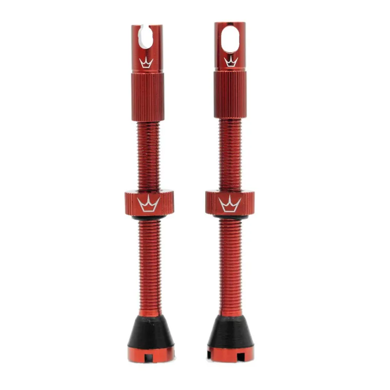 Peaty's X Chris King Tubeless MK2 Valves in Red-1
