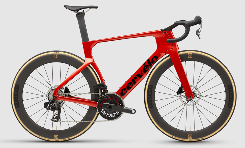 Cervelo S5 Force AXS Carbon Road Bike in Carnelian Red