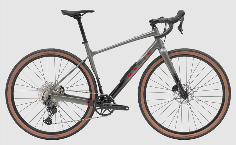 Marin Headlands 1 Carbon Gravel Bike In Grey Black