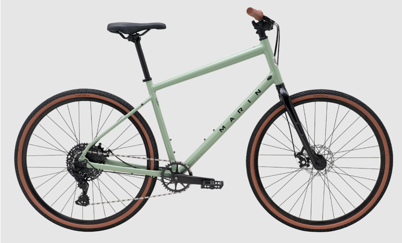Marin Kentfield 2 Hybrid Bike In Sage Green