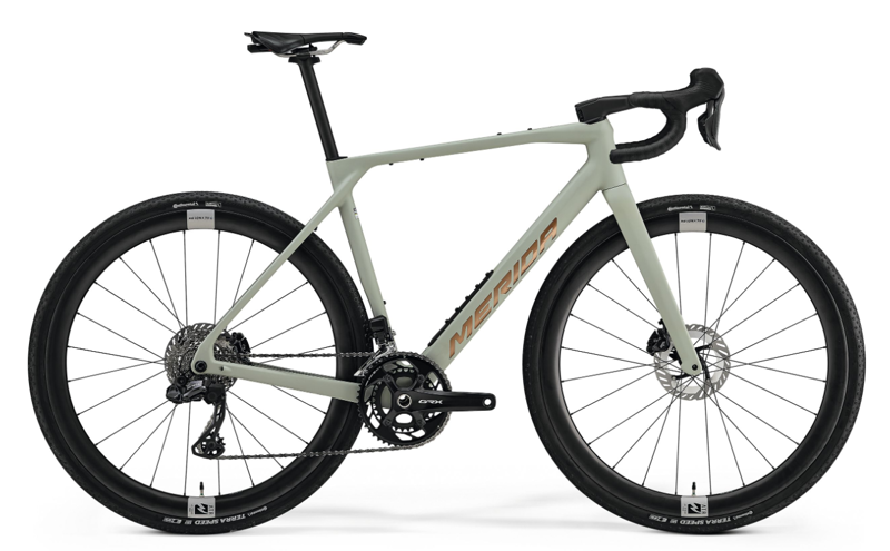 Merida Mission 7000 Carbon Gravel Bike In Moss Grey