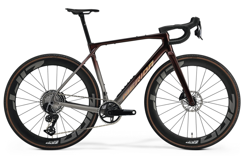 Merida Mission 9000 Carbon Gravel Bike in Gunal Grey To Wildberry