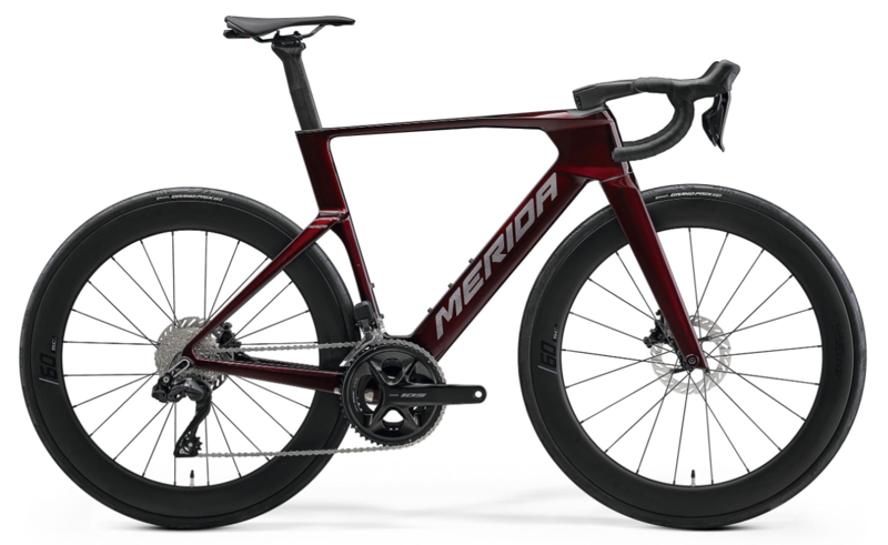 NEW Merida Reacto 6000 Carbon Aero Race Bike In Red