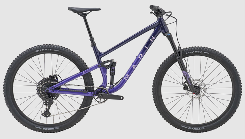 Marin Rift Zone 1 Full Suspension Mountain Bike In Dark Purple