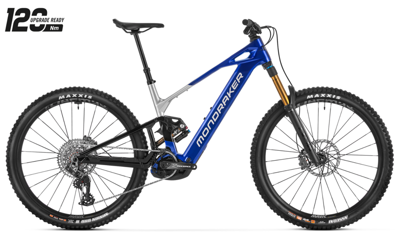 Mondraker Crafty Carbon RR Electric MTB In Blue Silver