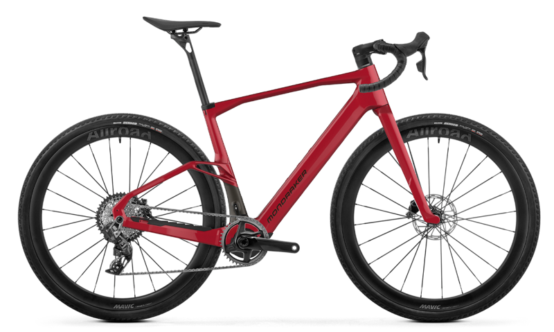 Mondraker Dusty R Carbon Electric Gravel Bike In Rubycore
