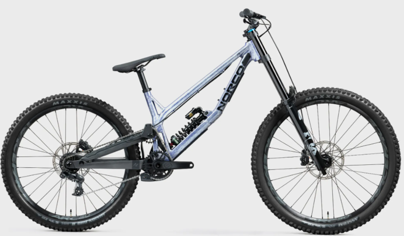 Norco Team DH 2 Downhill Mountain Bike in Silver Blue