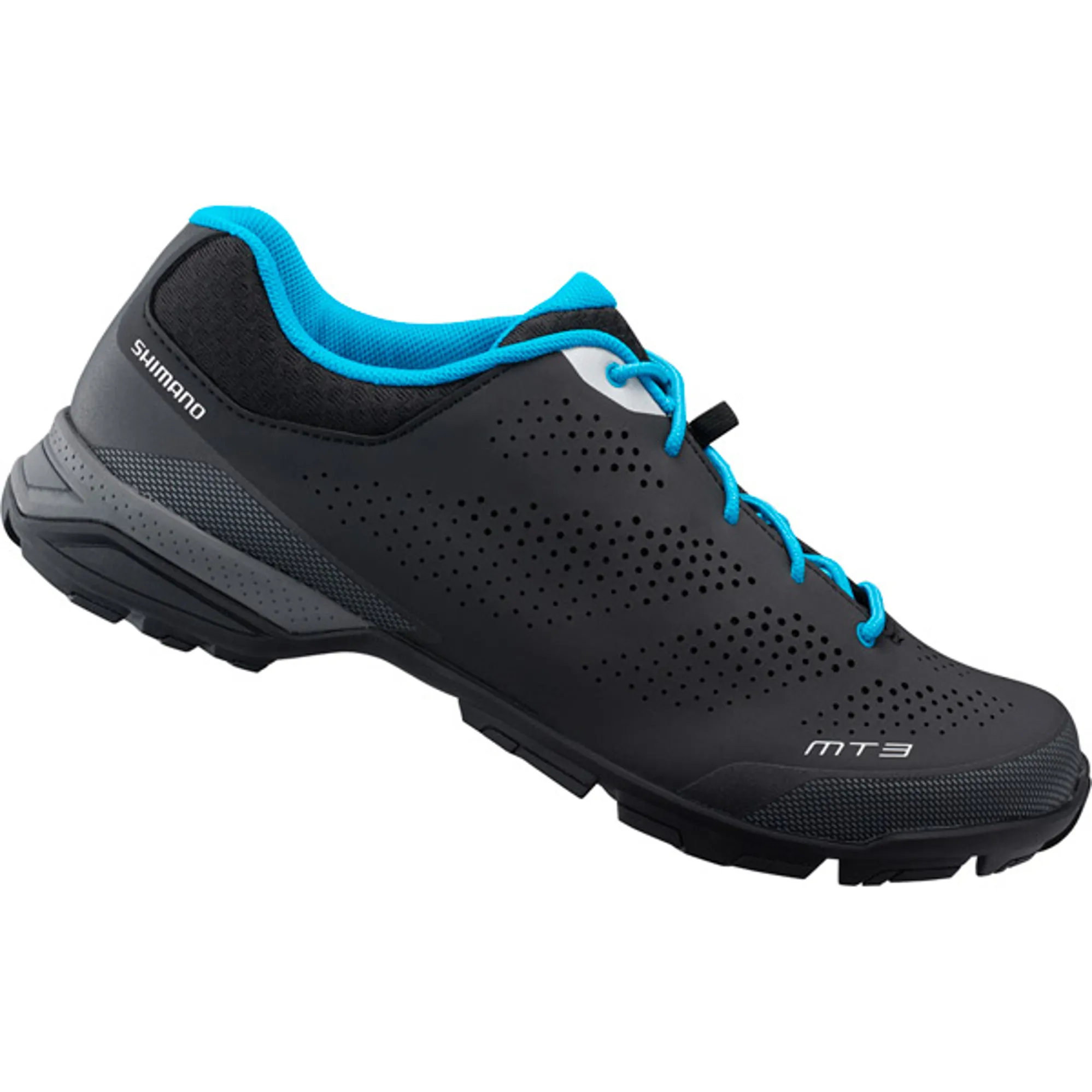Shimano MT301 SPD Cycling Shoes in Black Blue - Main Image