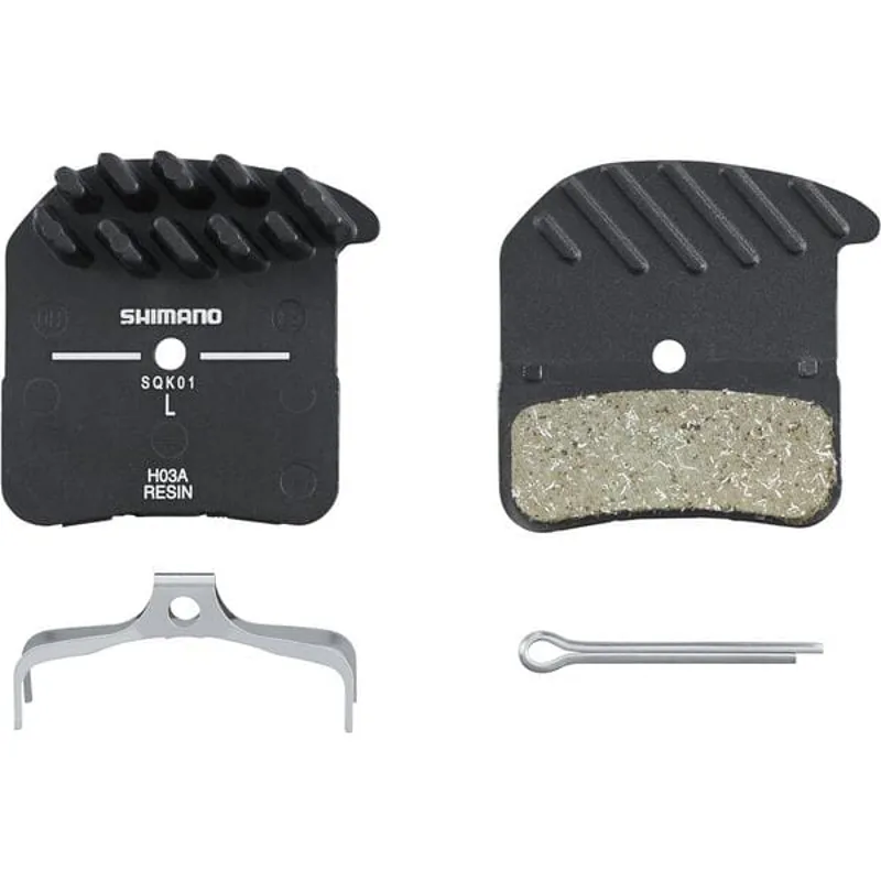 Shimano H03A Resin disc pads with cooling fins