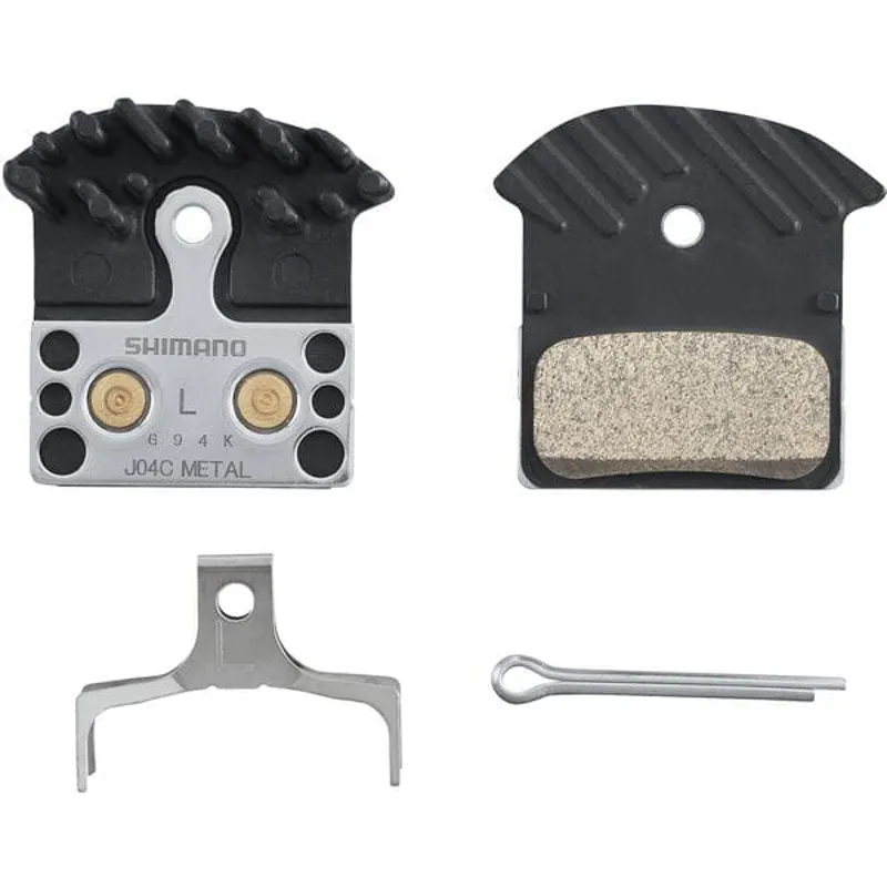 Shimano J04C Sintered disc brake pads with cooling fins