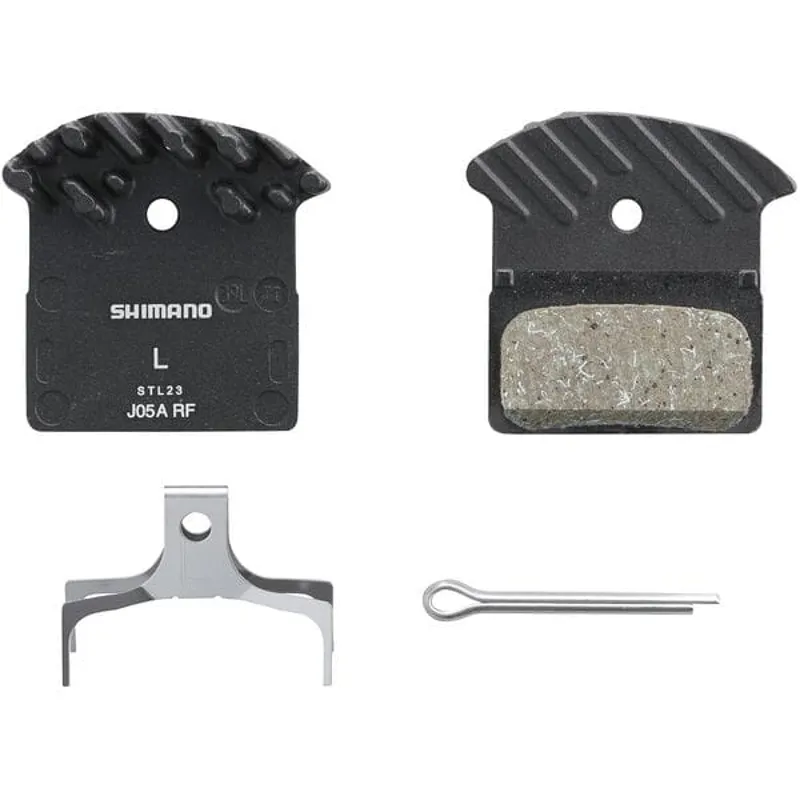 Shimano J05A-RF Resin Disc Pads with Cooling Fins 