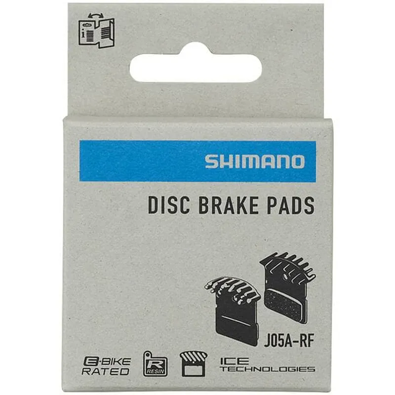 Shimano J05A-RF Resin Disc Pads with Cooling Fins -1