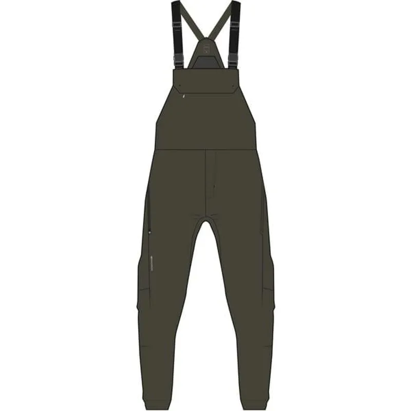 Madison DTE 3-Layer Waterproof Bib Trousers in Green