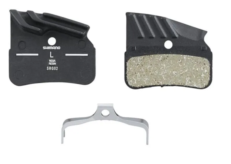 Shimano N03A Resin disc pads with cooling fins