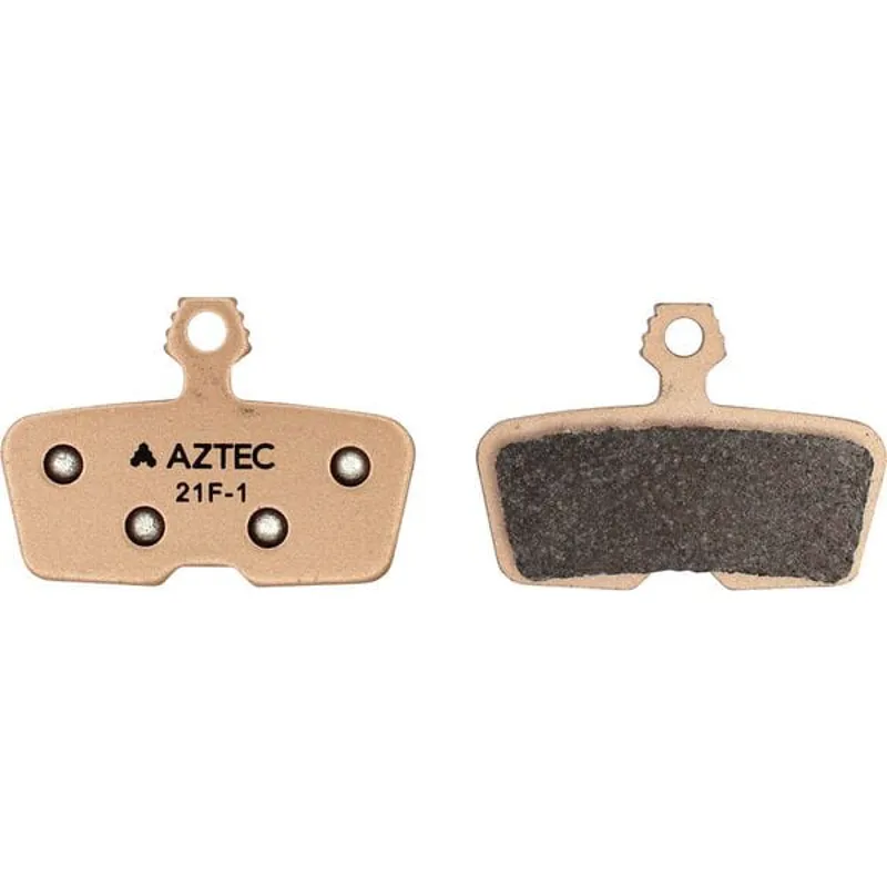 Aztec Sintered SRAM Code Brake Pads in Gold-1