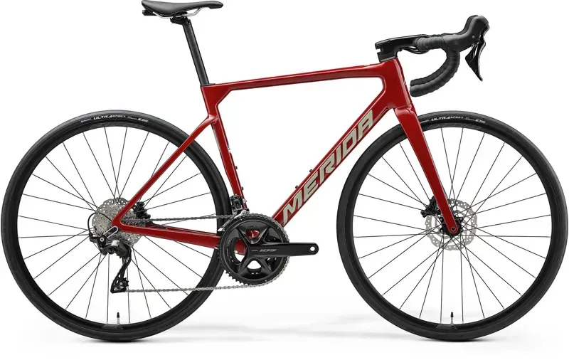 Merida Scultura 4000 Carbon Road Bike In Heritage Red/Grey