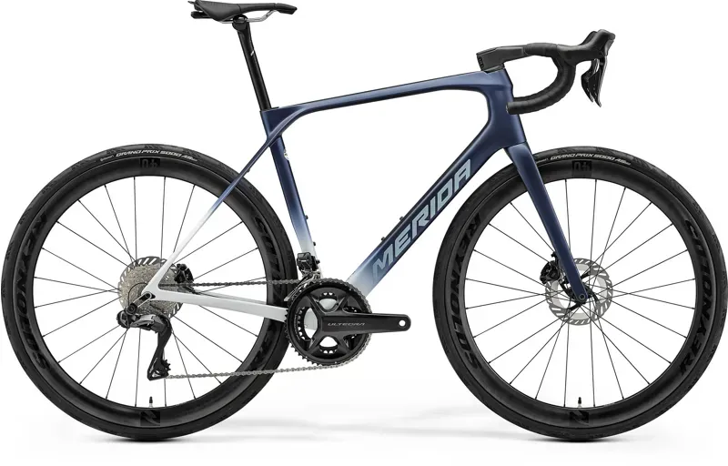 Merida Scultura Endurance 9000 Road Bike in Silk Blue White
