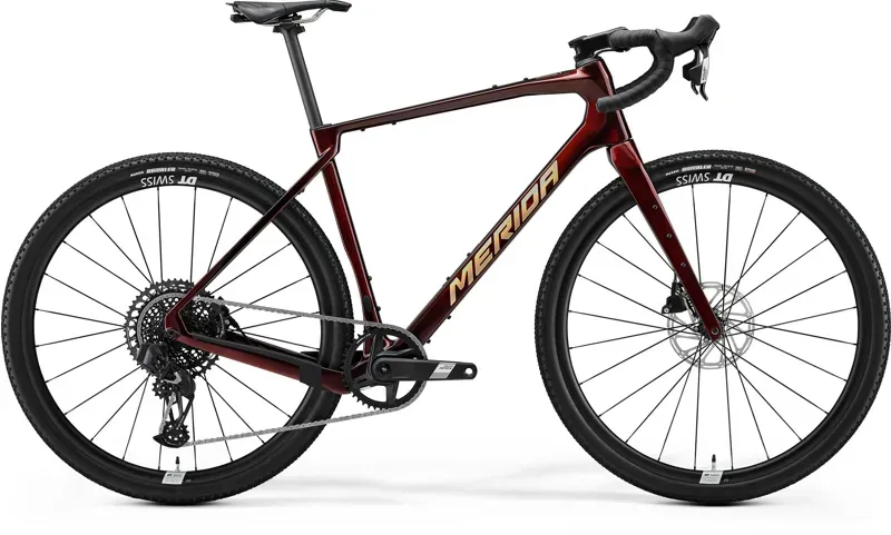 Merida Silex 8000 Carbon Gravel Bike in Elegant Wildberry Gold