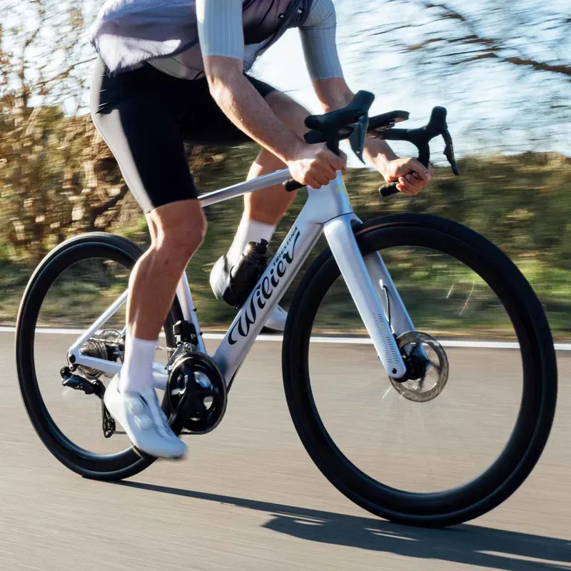 Wilier Rapida 105 Di2 Carbon Road Bike in Dusk Grey-8